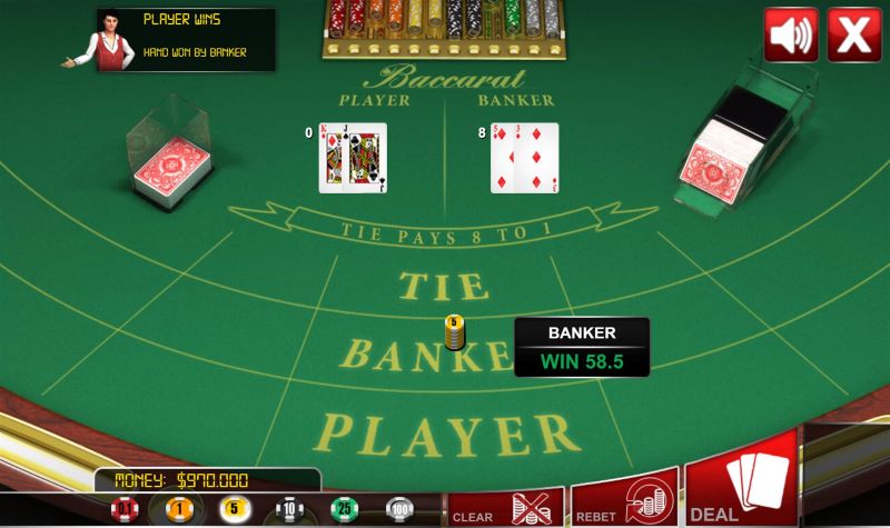 Baccarat tỷ lệ trả thưởng hấp dẫn