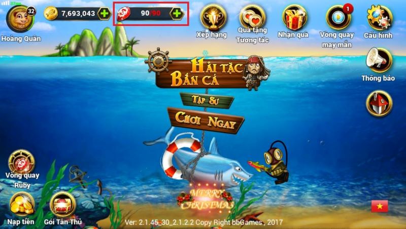 Bắn Cá Vua Hải Tặc tại V7bet đồ họa 3D sinh động tặng ngay 50K
